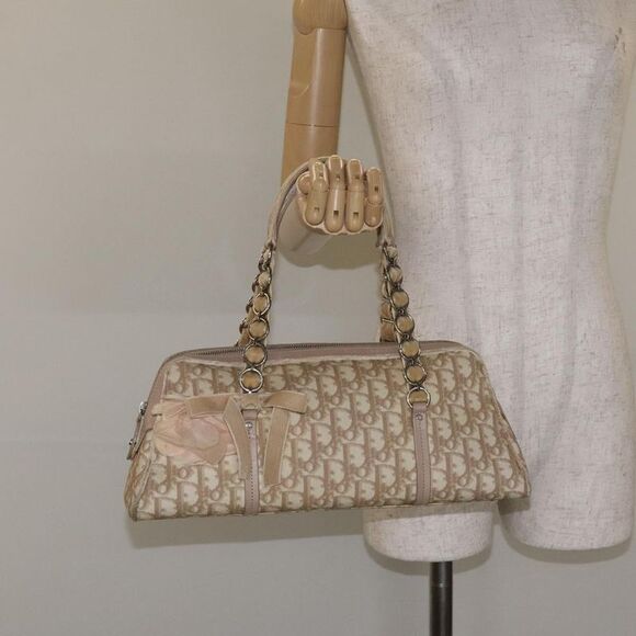 Dior Beige Canvas Tote Bag (Pre-Owned) - Picture 15 of 16